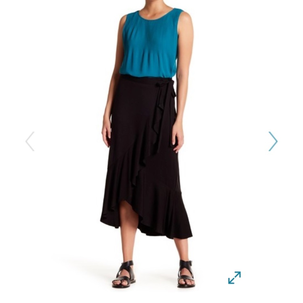 NWT Max Studio MIDI Wrap skirt